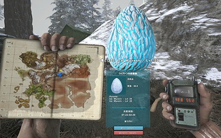 Ark アイスワイバーンの巣の場所 卵の座標 ラグナロク ツキちゃんの小部屋